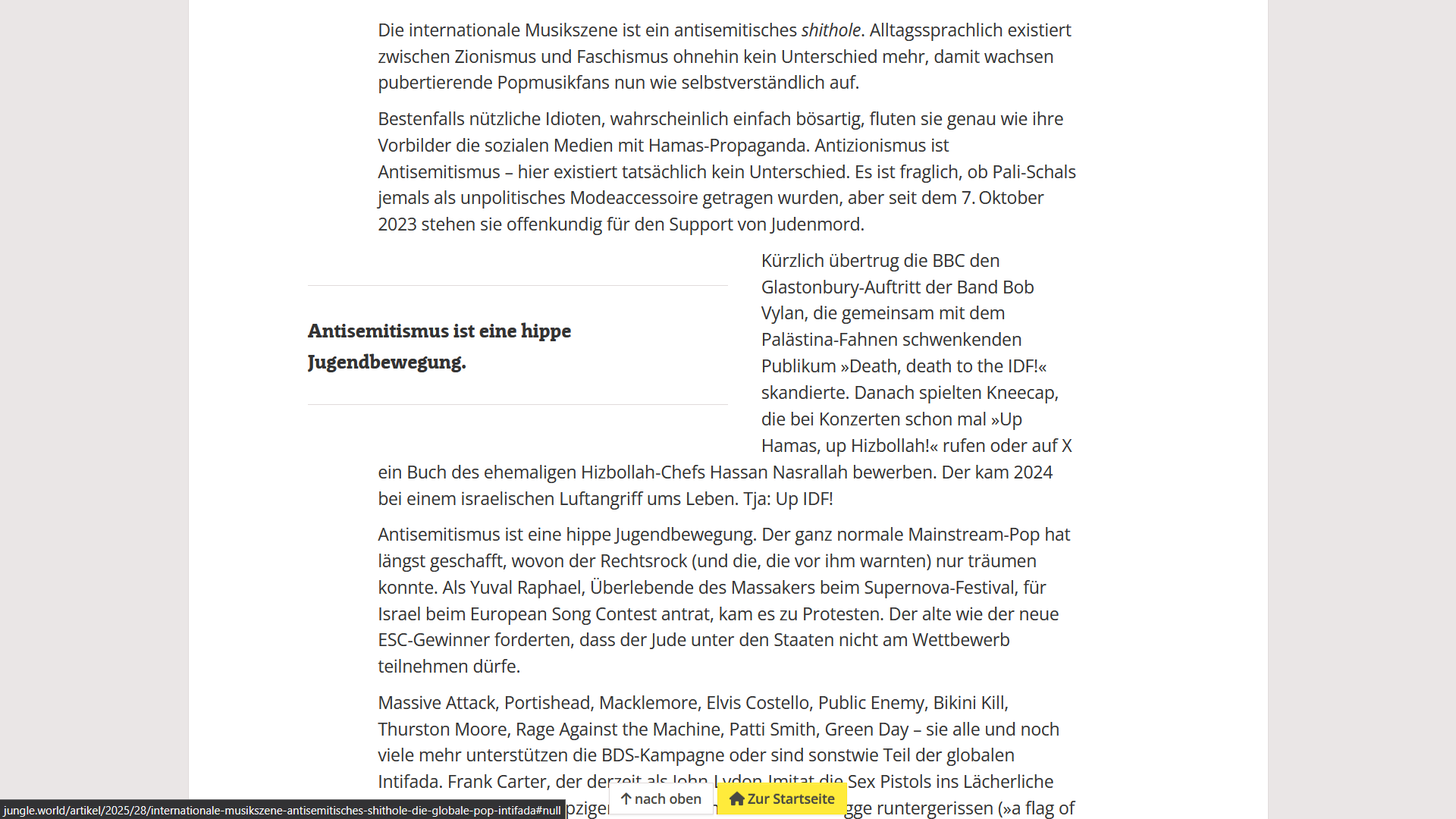 Kolja Podkowik sees antisemitic tendencies in the international music scene