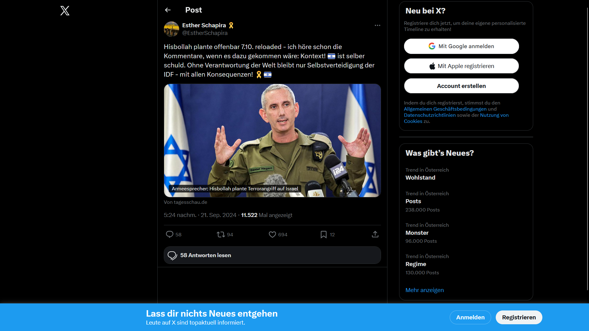 Esther Schapira says, IDF needs to fight back, with all consequences that entails